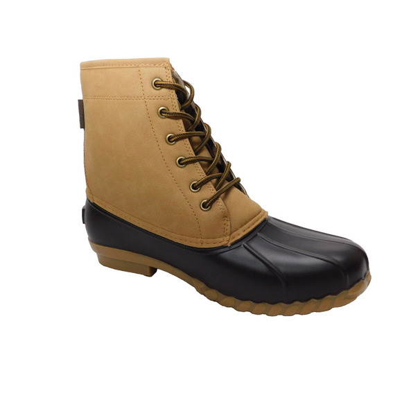 M55 Jbu Brown Beige Maine Water-Resistant Duck Boot 12 M - Picture 1 of 6